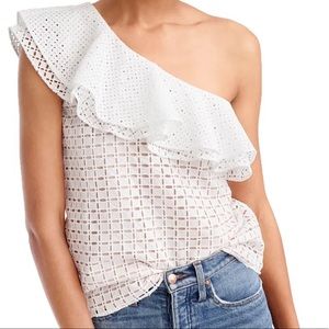 J. Crew One shoulder top